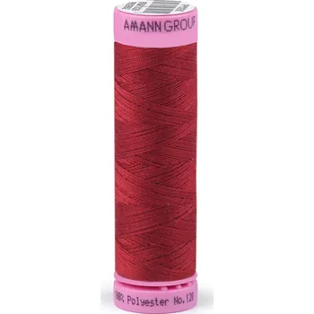 Nit Polyesterové nitě návin 100 m Aspo Amann, střední, 0105 Chili Pepper