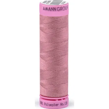 Nit Polyesterové nitě návin 100 m Aspo Amann, střední, 0284 Misty Rose