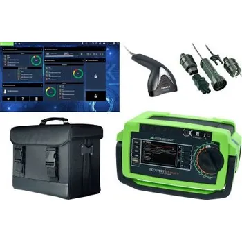 Revizní přístroj Testovací sada PAT Pokročilé PAT Vodivost, Izolace, RCD, MOSFET, Kontaktní proud, Proud, Třída II, Zemní svodový proud,