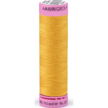 Nit Polyesterové nitě návin 100 m Aspo Amann, střední, 0120 Mimosa