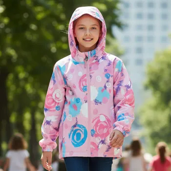 Dívčí bunda SEZON CZ901 Dívčí letní/jarní bunda sv.růžová velikostní řada:116-146