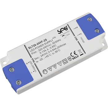 Příslušenství pro LED osvětlení Self Electronics SLT20-24VF-2S napájecí zdroj pro LED konstantní napětí 20 W 0.84 A 24 V bez možnosti stmívání 1 ks
