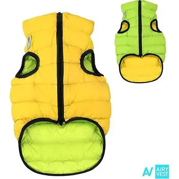 Obleček pro psa AiryVest bunda pro psy žlutá/zelená L 55