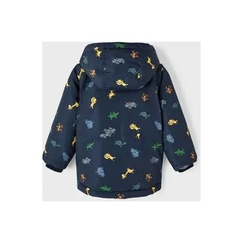 NAME IT Bunda pro přechodné období 13218216 Tmavomodrá Regular Fit 56