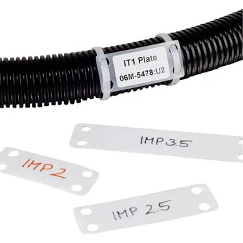 HellermannTyton 151-42159 IMP1.5 PA66 WH 100 značení kabelů Potisknutelná plocha: 38.1 x 19.1 mm bílá 1 ks