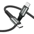 Datový kabel BWOO X288C USB-C na USB-C 60 W 2 m černý