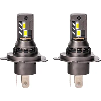 Autožárovka LED 2x H4-60 WM30-T2 - dvě 12/24V automobilové LED žárovky s chladičem, patice H4, výkon 60W, 15000lm
