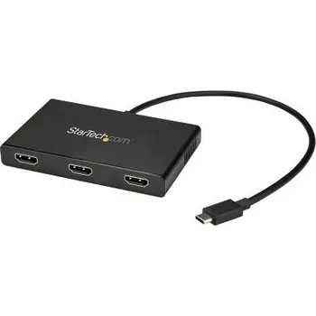 USB hub Adaptér, Thunderbolt 3, počet zobrazení: 3, 4K, typ USB: USB C, video připojení: HDMI, standard: USB 3.1