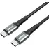 Datový kabel BWOO X288C USB-C na USB-C 60 W 2 m černý