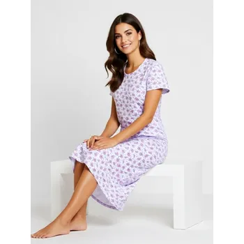 Dámská noční košile Dámská Noční Košile FOLTÝN DKHL 343 Velikost: 6XL, Materiál: Krátký rukáv