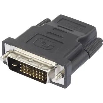 Audio kabel HDMI / DVI adaptér k monitoru Renkforce RF-4212228, černá