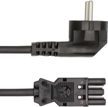 Elektrická zásuvka Konektor pro osvětlení, řada: 240100 Připojovací kabel Wieland GST18i3, délka kabelu: 3m, Samice zástrčka, zásuvka,