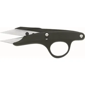 Krejčovské nůžky Nůžky cvakačky, zahnuté-plast.rukojeť (černé); Kretzer Solingen FINNY