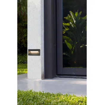 Venkovní osvětlení PATH nástěnná lampa, tmavě šedá - FARO