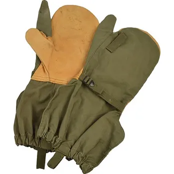 Rukavice US převlekové 1951 ZELENÉ použité velikost: M