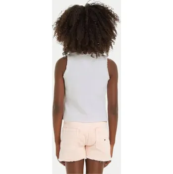 Tommy Hilfiger Top Essential KG0KG07905 Bílá Regular Fit 8Y