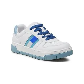 Dámské tenisky Sneakersy Tommy Hilfiger Flag Low Cut Lace-Up Sneaker T3X9-32869-1355 S Bílá 36