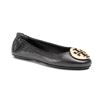 Dámské baleríny Baleríny Tory Burch Minnie Travel Ballet With Metal Logo 50393 Černá 35