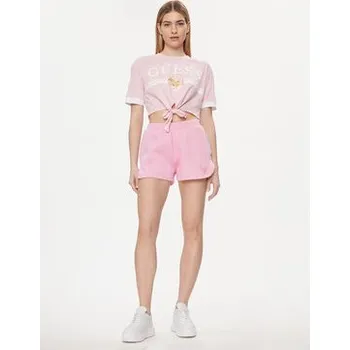 Pánské tričko Guess T-Shirt V4GI00 I3Z14 Růžová Boxy Fit XL