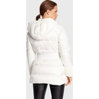 Dámská větrovka TWINSET Vatovaná bunda 222TP2203 Bílá Regular Fit 38