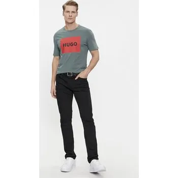 Pánské tričko Hugo T-Shirt Dulive222 50467952 Zelená Regular Fit M