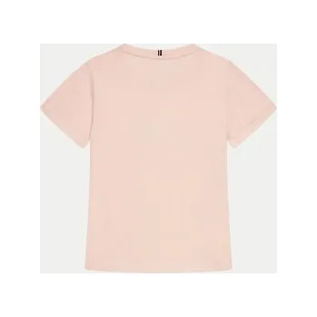 Pánské tričko Tommy Hilfiger T-Shirt KG0KG07857 D Růžová Regular Fit 14Y