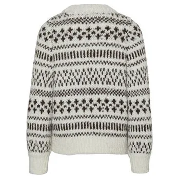 Dámský svetr Vero Moda Girl Svetr Kaira 10271981 Béžová Regular Fit 146_152