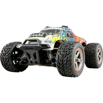RC model auta Amewi modrá, oranžová komutátorový 1:20 RC model auta elektrický monster truck 4WD (4x4) RtR se světelným efektem