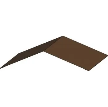 Hřebenáč rovný, RŠ 400 mm, délka 1 m - RAL 8017 světle hnědá