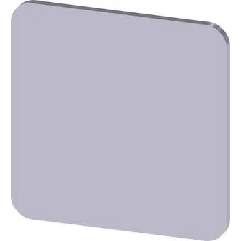 Siemens 3SU1900-0AF81-0AA0 3SU19000AF810AA0 samolepicí, čtvercový tvar (d x š) 22 mm x 22 mm bez potisku stříbrná 10 ks