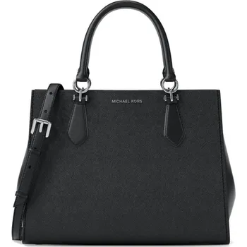 Kabelka Kožená kabelka Michael Kors Marylin medium black černá