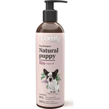 Kosmetika pro psa COMFY Natural Puppy Jemný šampon s vůní aloe pro štěňata 250ml