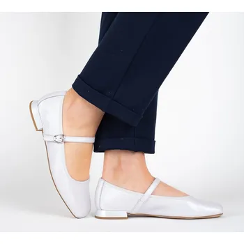 Dámské baleríny Dámské světle modré baleríny s páskem přes nárt Caprice Velikost: 39