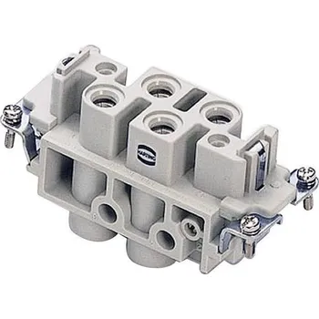 Elektrická zásuvka HARTING Han® K4/2-BU-S 09380062701 konektorová vložka, zásuvka, seria Han® Com, 1 ks