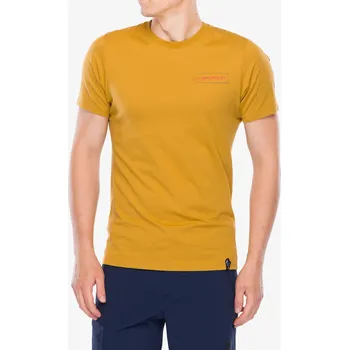 Pánské tričko Tričko s potiskem La Sportiva Mantra T-Shirt - savana/mountain red