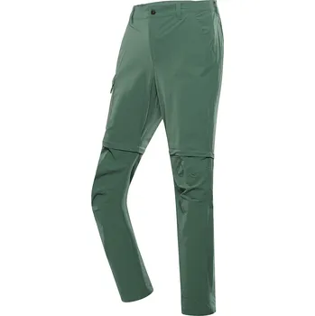 Pánské oblečení Pánské kalhoty s impregnací a odepínatelnými noh. ALPINE PRO NESC zele 50