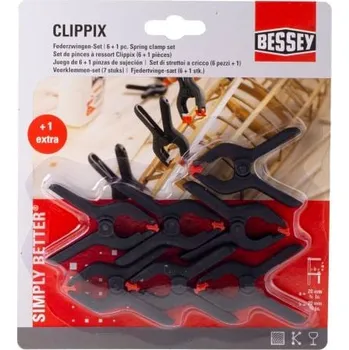 Truhlářská svěrka Clippix Set 20mm x 20mm Bessey