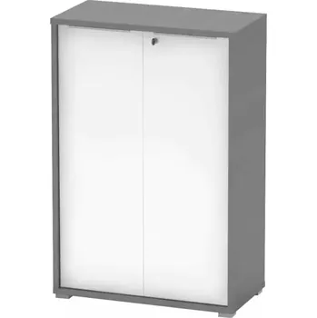 Komoda Komoda RIOMA NEW TYP 09 - grafit / bílá - SLEVA 3% s kodem radost25