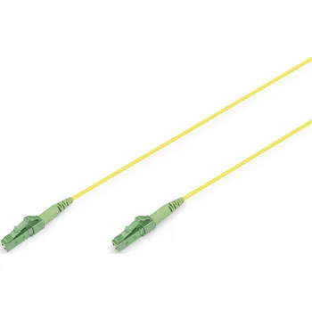 Datový kabel Digitus DK-2933-01-APC-SX optické vlákno optické vlákno kabel 1 m žlutá [1x zástrčka LC/APC 8°, LC APC zástrčka - 1x LC APC zástrčka, zástrčka LC/APC 8°] 9/125