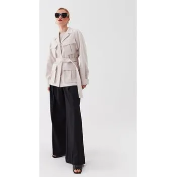 Calvin Klein Kabát pro přechodné období K20K205882 Écru Regular Fit 40