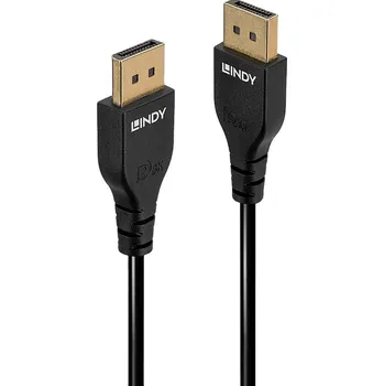 Audio kabel LINDY 36460 DisplayPort AV kabel [1x zástrčka DisplayPort - 1x zástrčka DisplayPort] 0.5 m černá