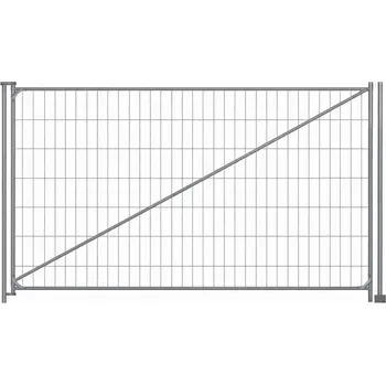 Plot Mobilní oplocení; brána 1 křídlá 3500x2000mm; Zinek