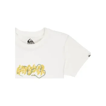 Pánské oblečení Quiksilver T-Shirt Ev Bloomsday EQKZT03570 Bílá Regular Fit 3