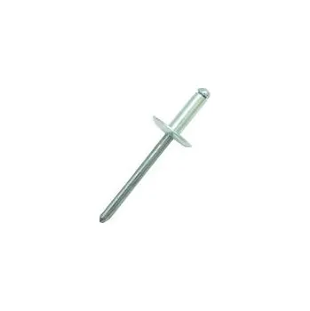 Nýt Nýt, délka nýtu: 16mm, Stříbrná, Prostý Ocel Slepý, průměr nýtu: 4mm