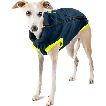 Obleček pro psa Mantys Softshellka Svítím - Chrt, L