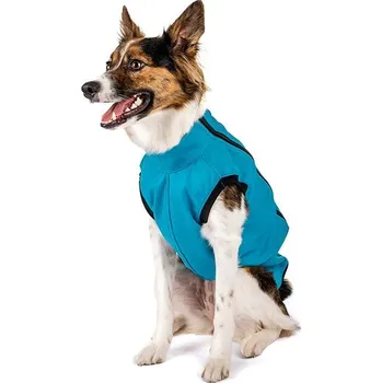 Obleček pro psa Mantys Pláštěnka Šmoula - Střední pes, S