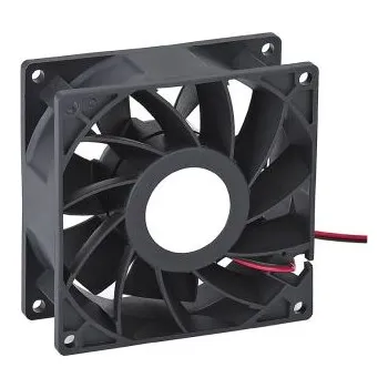 Měnič napětí Axiální ventilátor DC, 92 x 92 x 32mm, průtok vzduchu: 1.6m³/min 1.68W 24 V DC Čtvercový