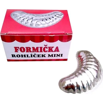 Formička Kovovýroba Bystřice Formičky rohlíček mini 30 ks 60 mm 980549