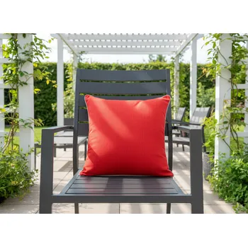 Polštář Dekorační venkovní polštář s výplní RIO NEGRO červená 45x45 cm Mybesthome Polštář je již včetně vyjímatelné výplně.