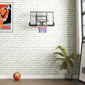 Basketbalový koš Basketbalový koš s deskou, průměr 45 cm | černý